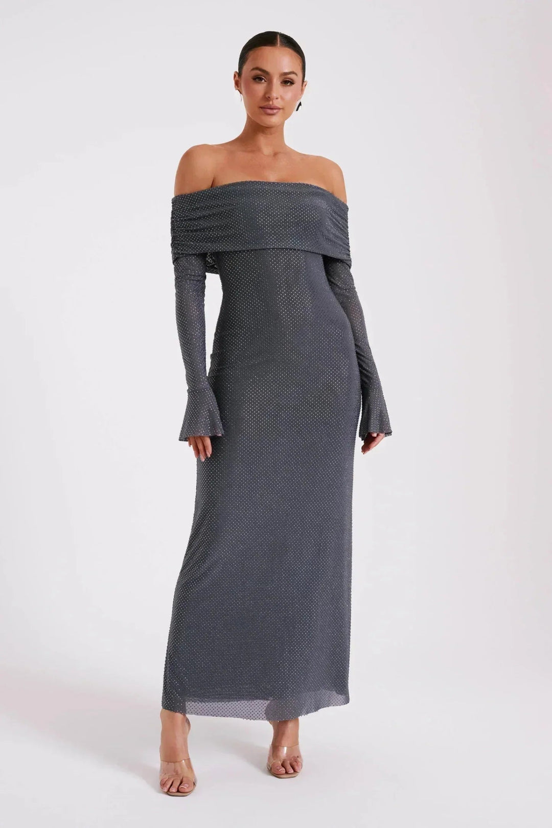 Kimberly | Sophisticated Glitter Dress in first_variant_option1 | Elegant Women&