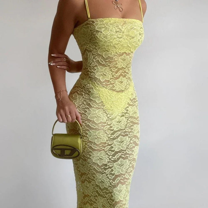 Lauren | Maxi Lace Dress in first_variant_option1 | Elegant Women&