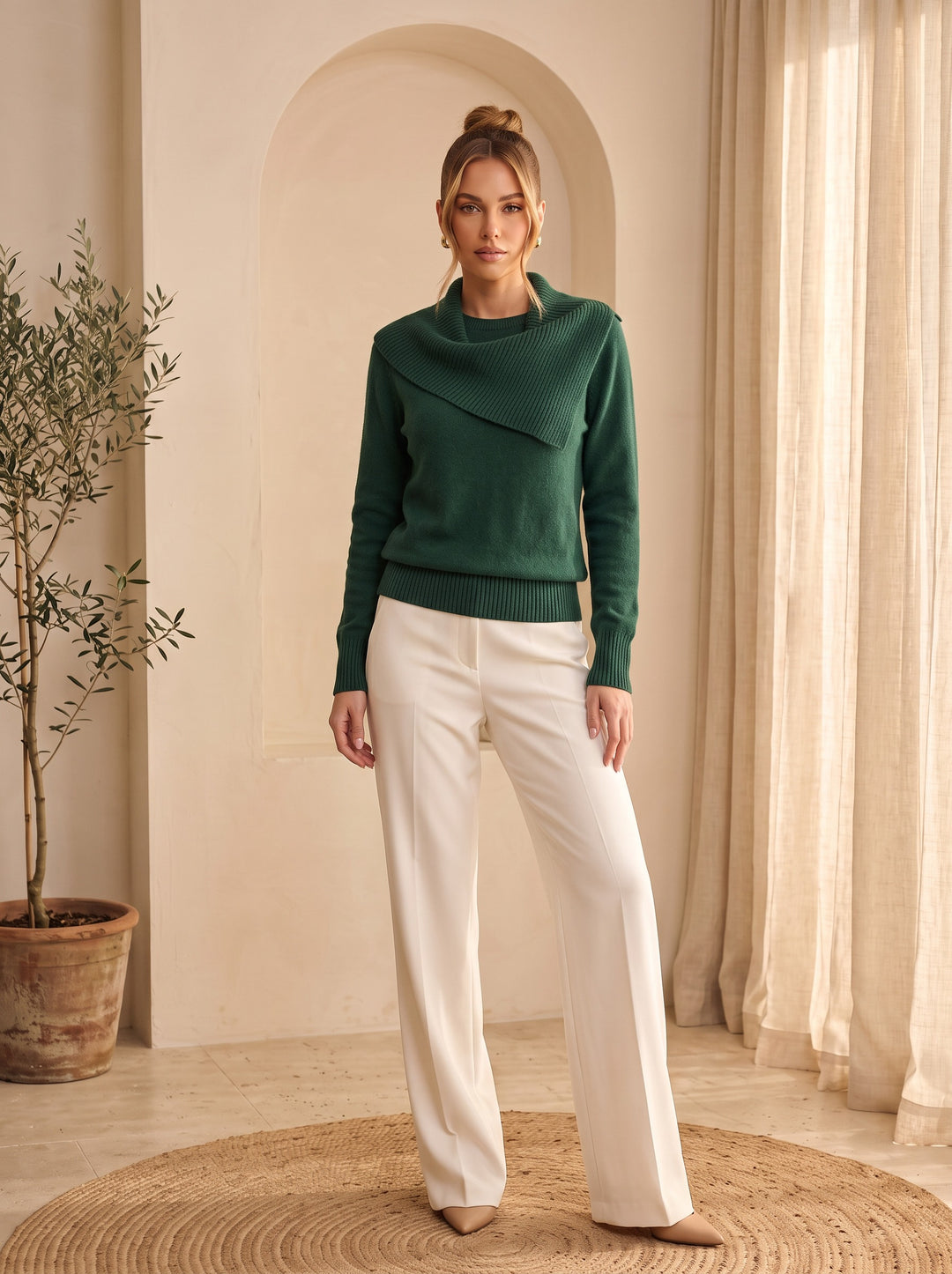 Leonie – Forest Green, front
