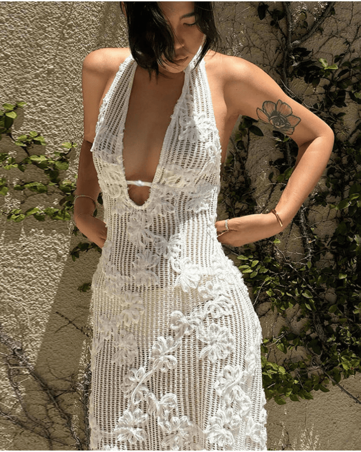 Lilac | Delicate Sheer Dress in first_variant_option1 | Elegant Women&