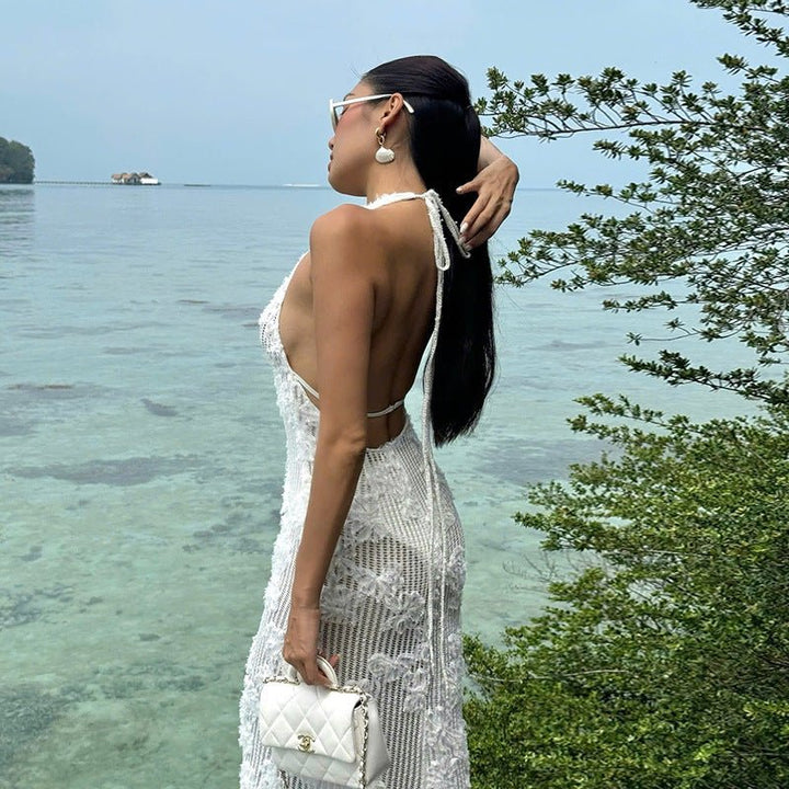 Lilac | Delicate Sheer Dress in first_variant_option1 | Elegant Women&