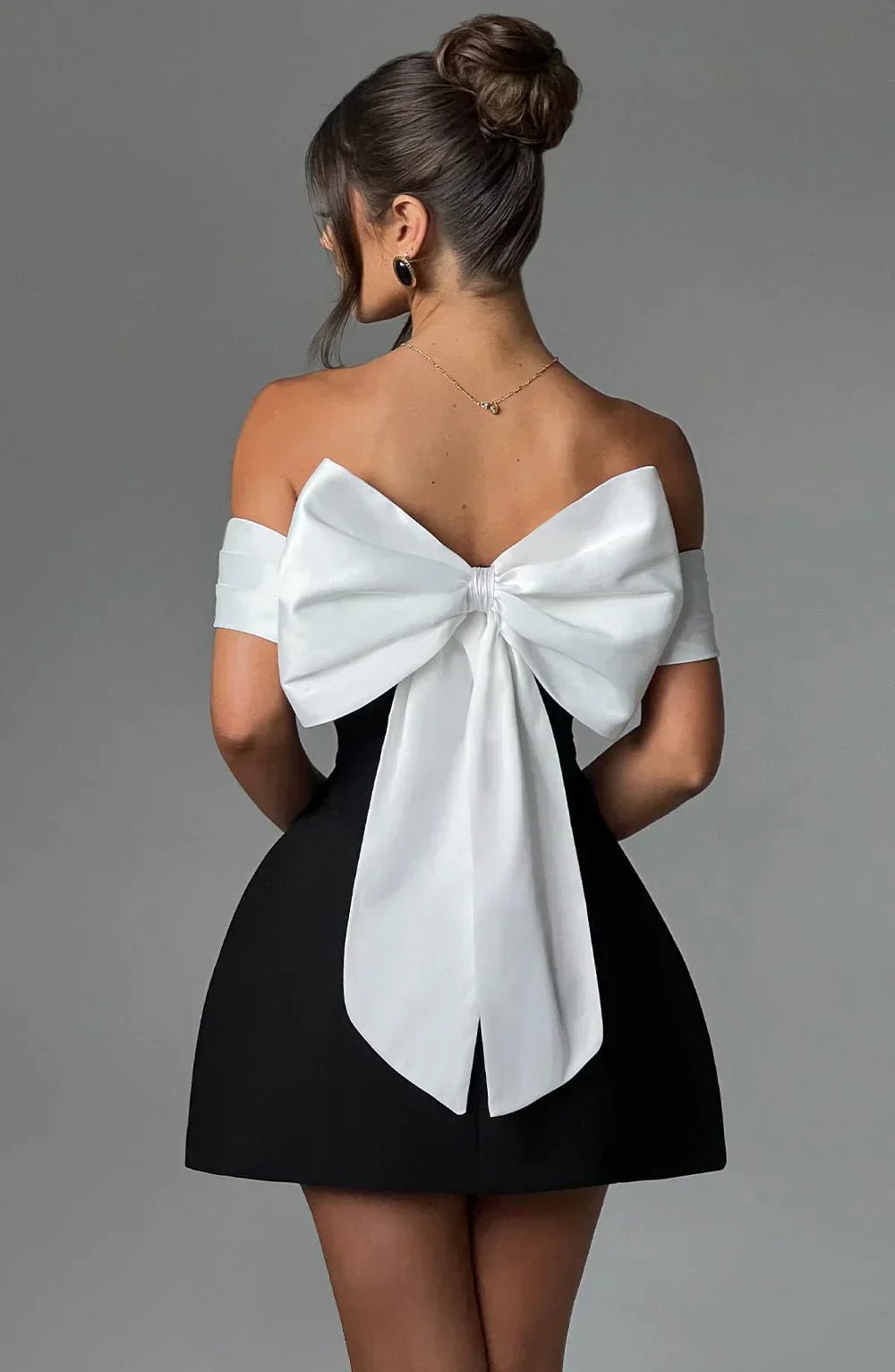 Lillie | Mini Bow Dress in first_variant_option1 | Elegant Women&