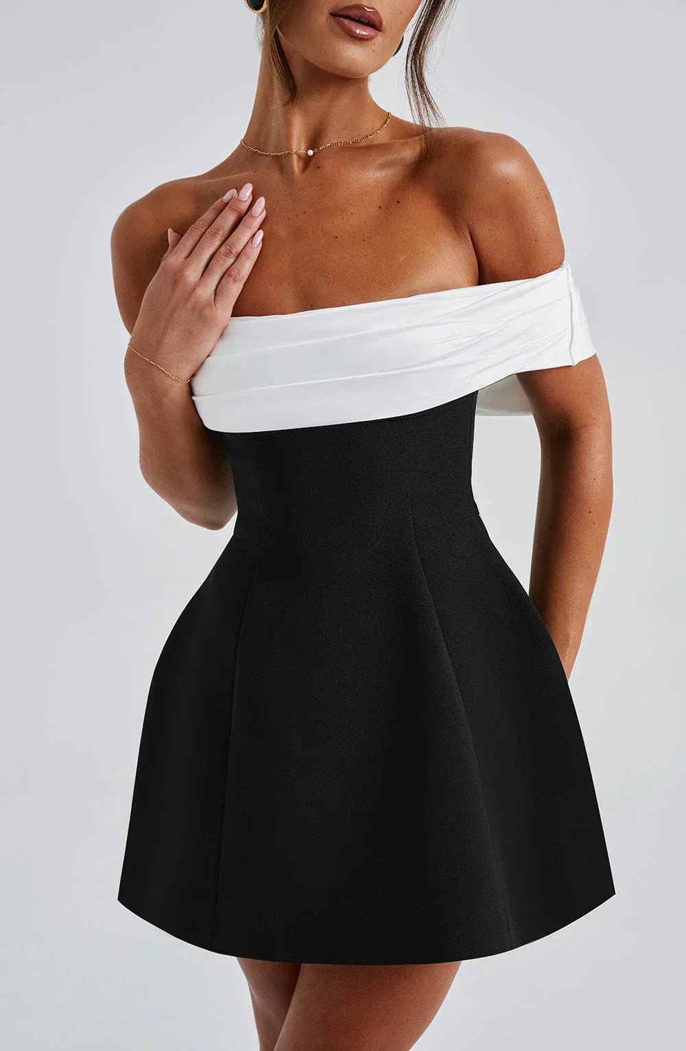 Lillie | Mini Bow Dress in first_variant_option1 | Elegant Women&