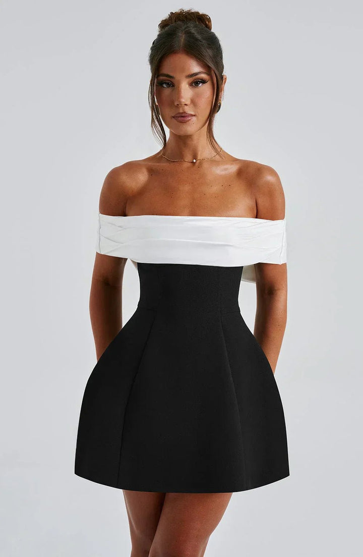 Lillie | Mini Bow Dress in first_variant_option1 | Elegant Women&
