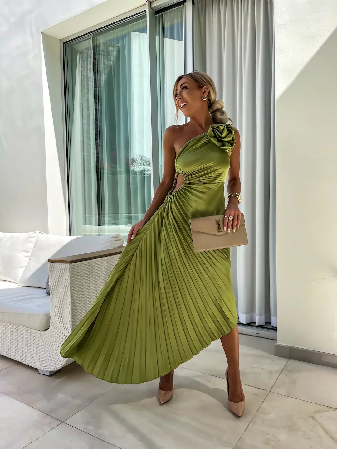 Lizbeth | Romantic Flower Dress in first_variant_option1 | Elegant Women&