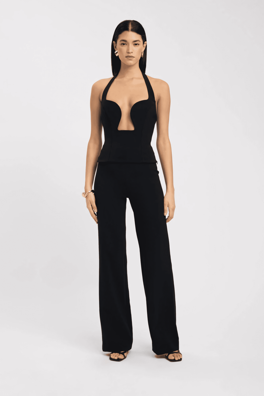 Luna | Satin Wrap Crop Top in first_variant_option1 | Elegant Women&