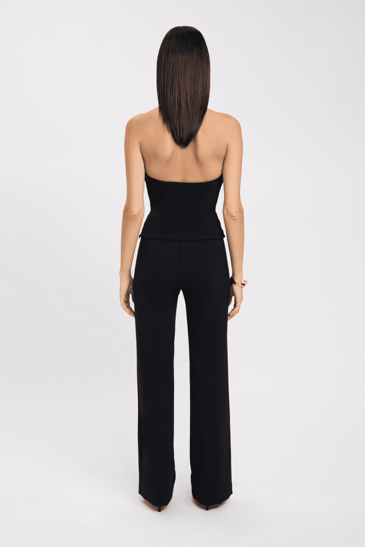 Luna | Satin Wrap Crop Top in first_variant_option1 | Elegant Women&