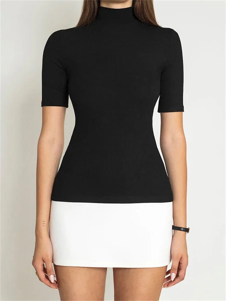 Maci | Contrast Mini Dress in first_variant_option1 | Elegant Women&