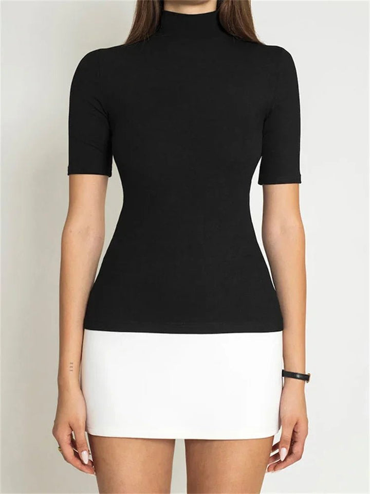 Maci | Contrast Mini Dress in first_variant_option1 | Elegant Women&