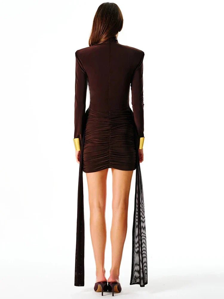 Magdalena | Draped Bodycon Dress in first_variant_option1 | Elegant Women&