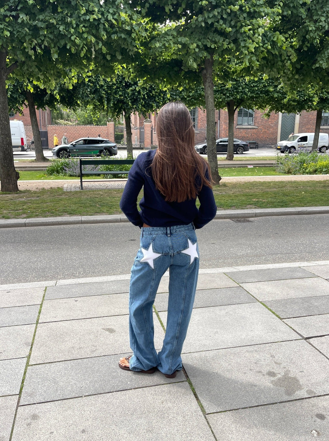 Maggie | Flare Star Jeans in first_variant_option1 | Elegant Women&