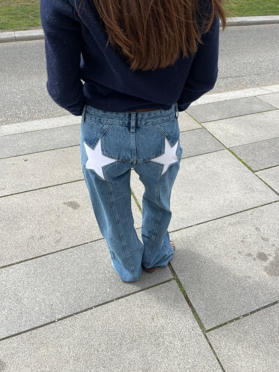 Maggie | Flare Star Jeans in first_variant_option1 | Elegant Women&