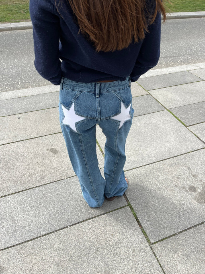 Maggie | Flare Star Jeans in first_variant_option1 | Elegant Women&