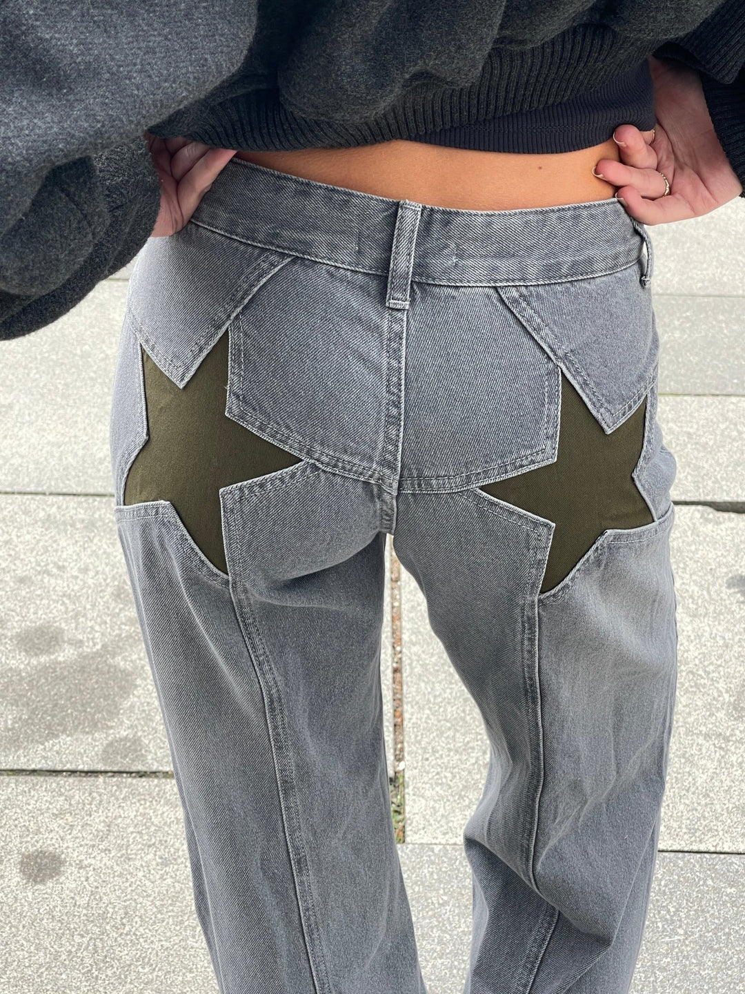 Maggie | Flare Star Jeans in first_variant_option1 | Elegant Women&