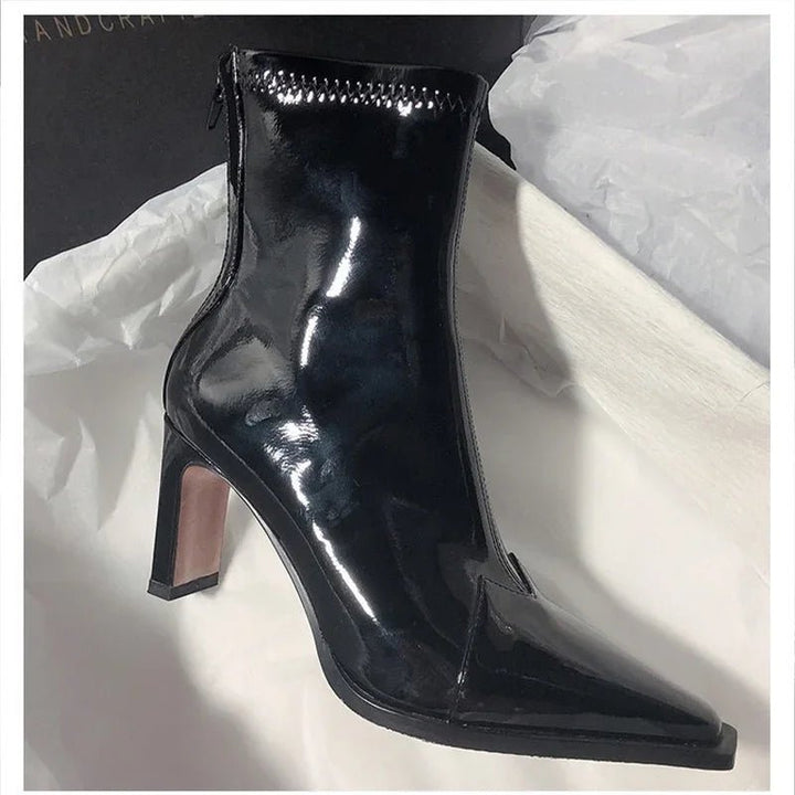 Makenzie | Patent Leather Boots in first_variant_option1 | Elegant Women&