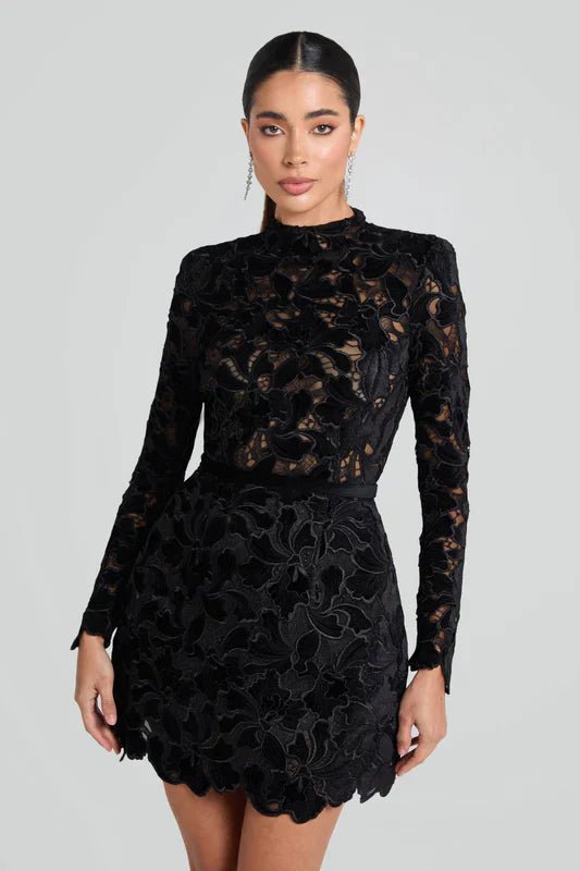 Malani | Floral Lace Dress in first_variant_option1 | Elegant Women&