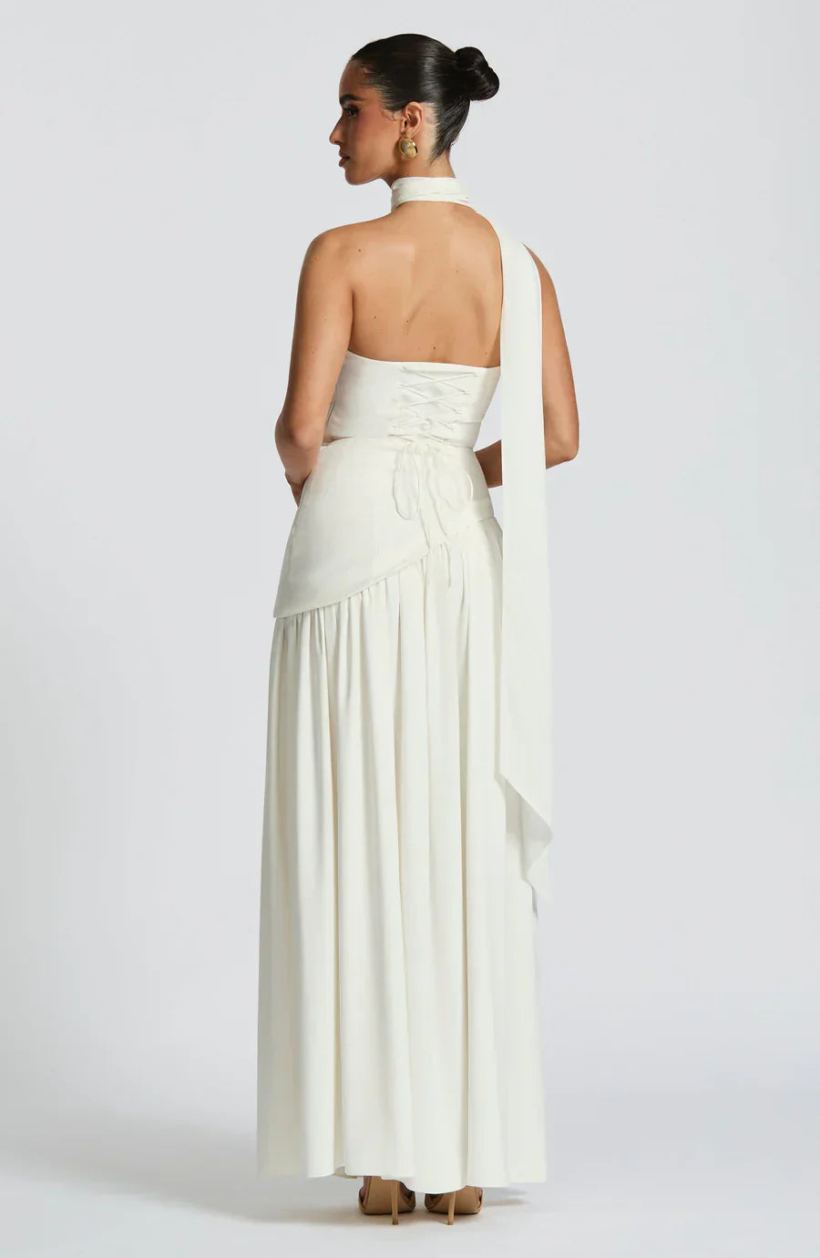 Sara | Boho Halter Maxi Dress