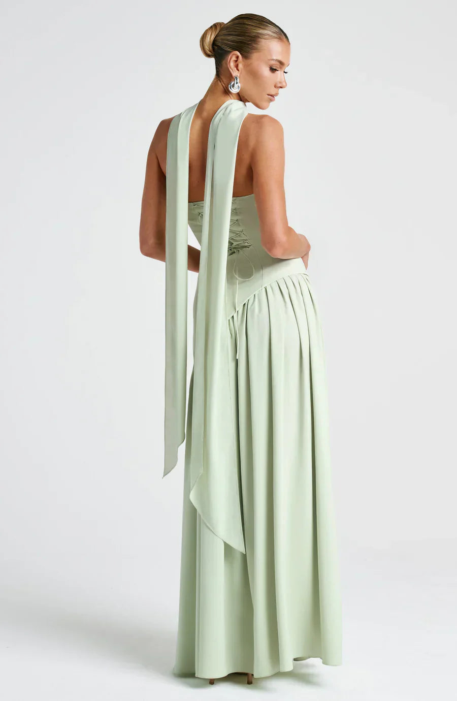Sara | Boho Halter Maxi Dress