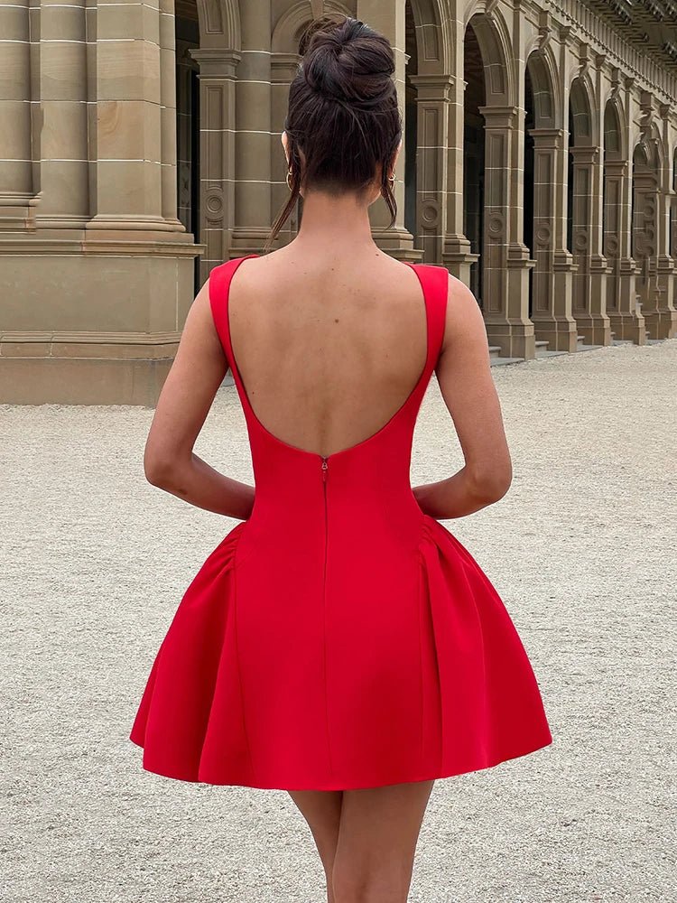 Mallory | Mini Skater Dress in first_variant_option1 | Elegant Women&