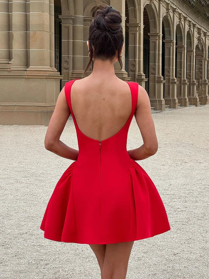 Mallory | Mini Skater Dress in first_variant_option1 | Elegant Women&