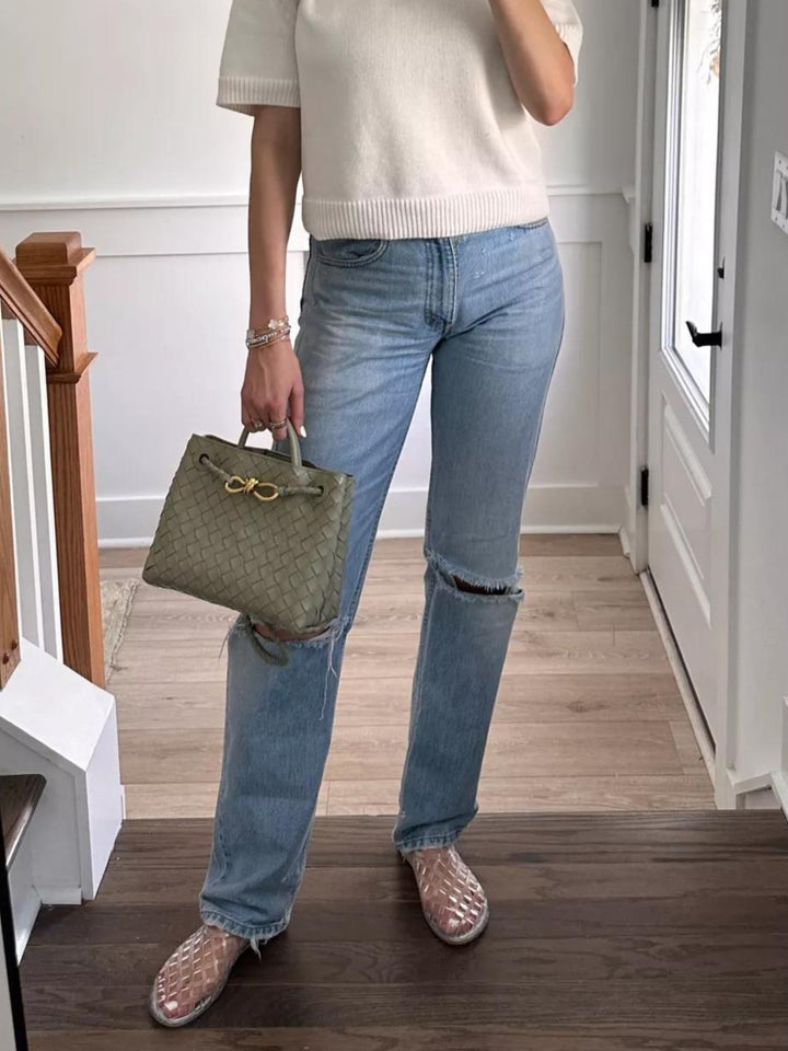 Marleigh | Elegant Woven Tote in first_variant_option1 | Elegant Women&