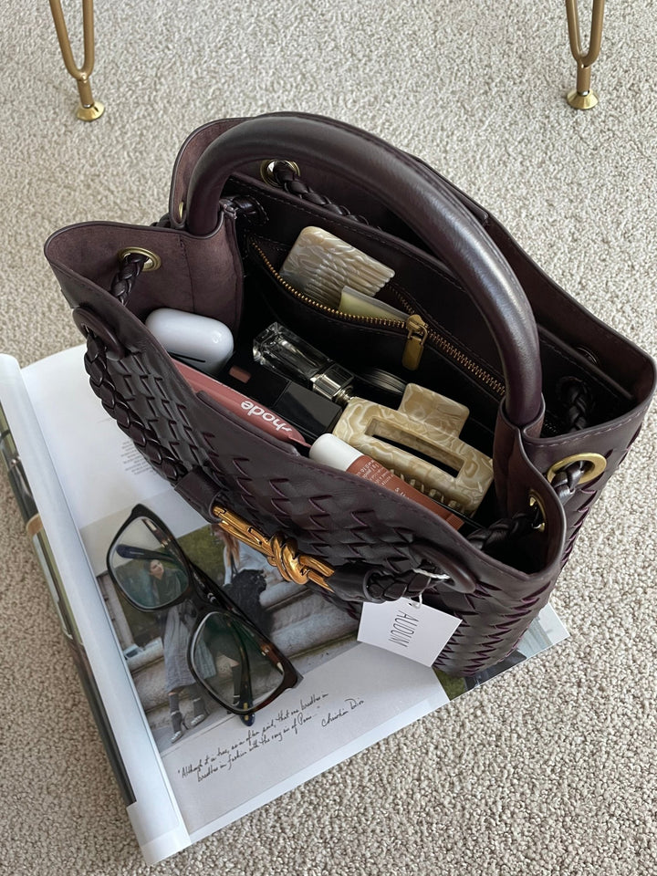 Marleigh | Elegant Woven Tote in first_variant_option1 | Elegant Women&