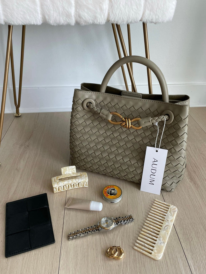 Marleigh | Elegant Woven Tote in first_variant_option1 | Elegant Women&