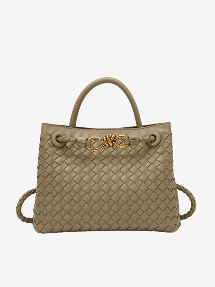 Marleigh | Elegant Woven Tote in first_variant_option1 | Elegant Women&
