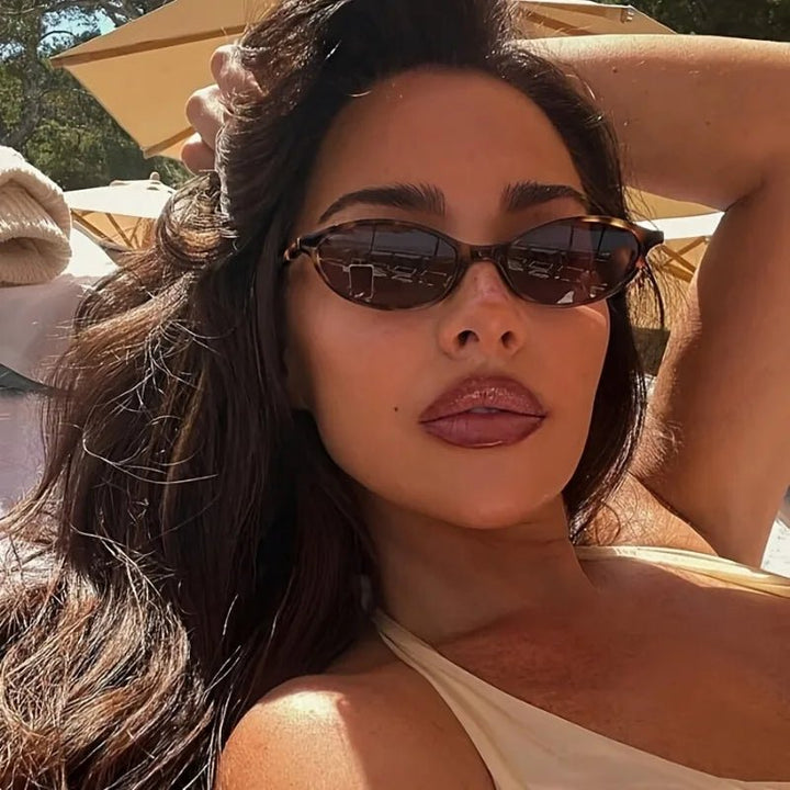Melusine | Trendy Slim Sunglasses in first_variant_option1 | Elegant Women&