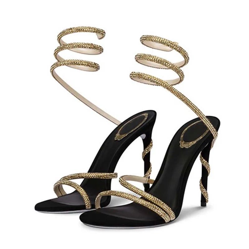 Mikayla | Elegant Strappy Heels in first_variant_option1 | Elegant Women&