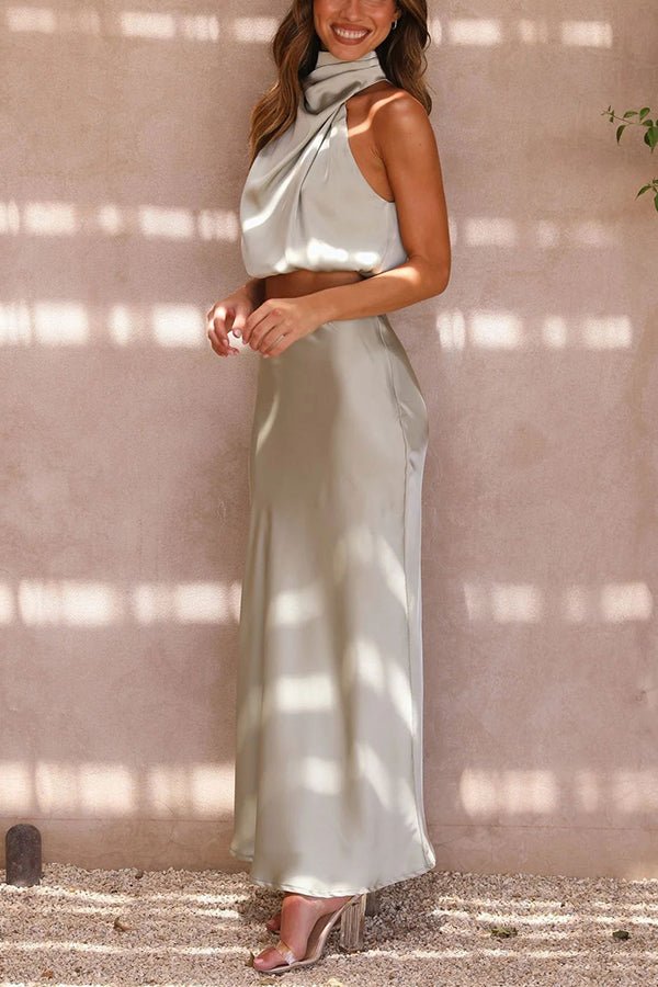Mila | Elegant Satin Set in first_variant_option1 | Elegant Women&
