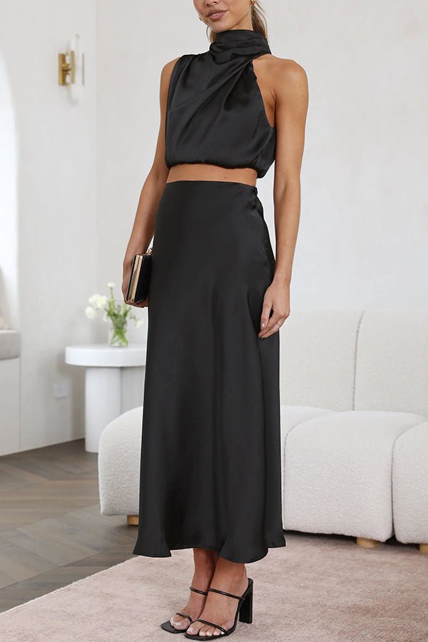 Mila | Elegant Satin Set in first_variant_option1 | Elegant Women&
