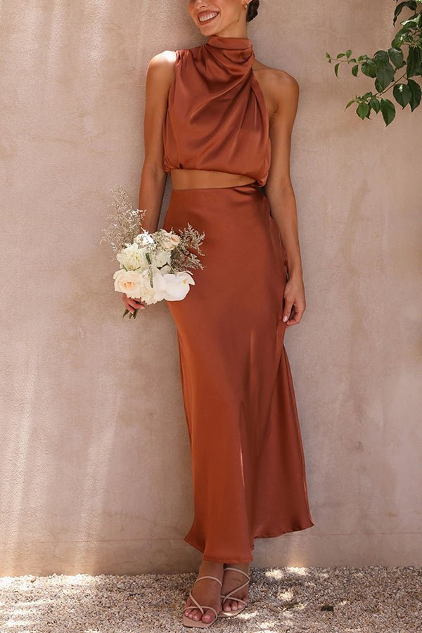 Mila | Elegant Satin Set in first_variant_option1 | Elegant Women&