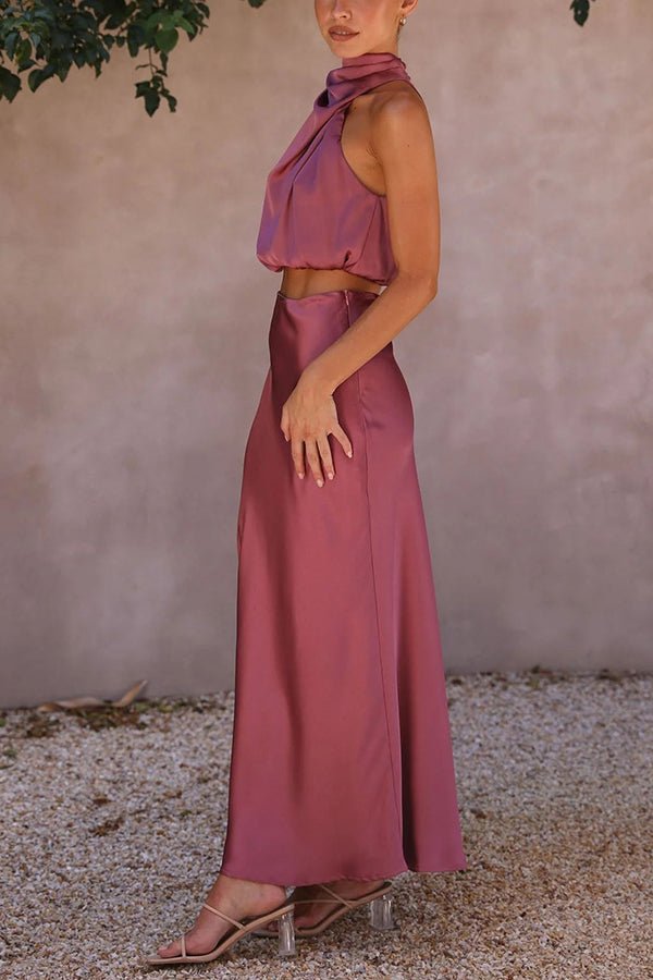 Mila | Elegant Satin Set in first_variant_option1 | Elegant Women&