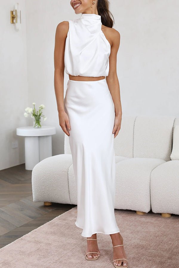 Mila | Elegant Satin Set in first_variant_option1 | Elegant Women&
