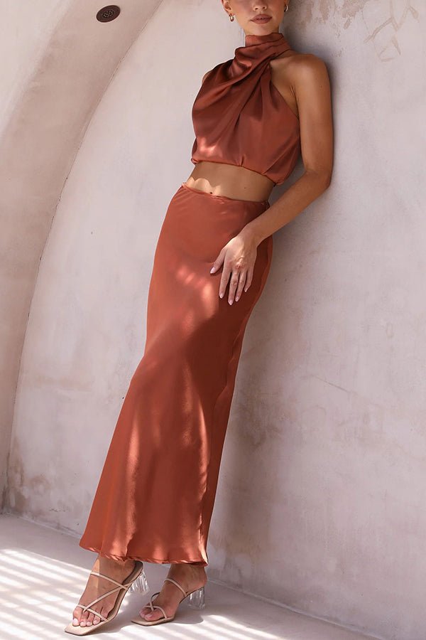 Mila | Elegant Satin Set in first_variant_option1 | Elegant Women&