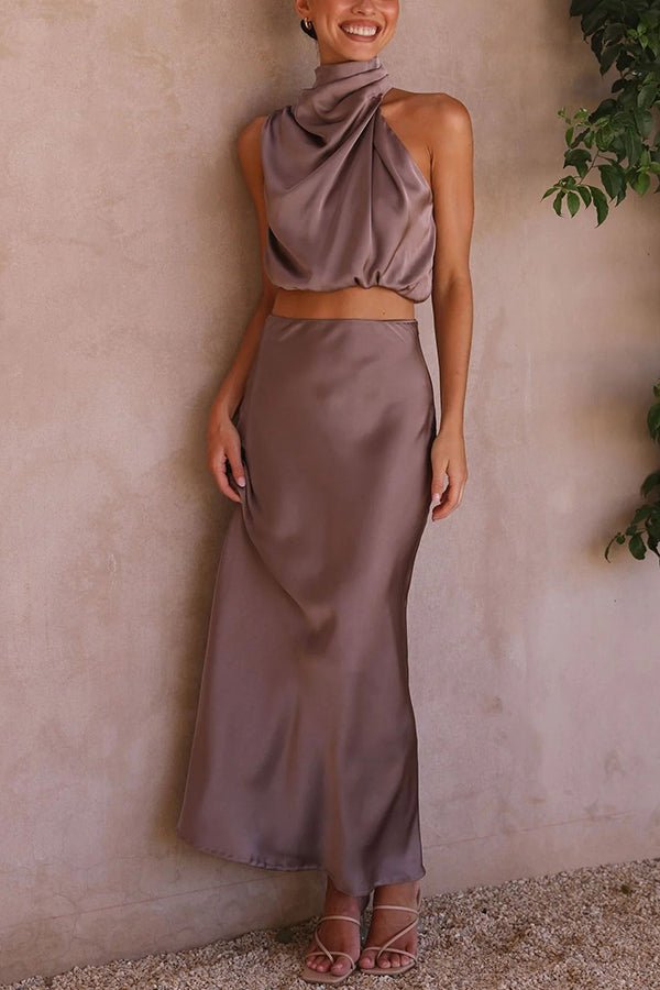 Mila | Elegant Satin Set in first_variant_option1 | Elegant Women&