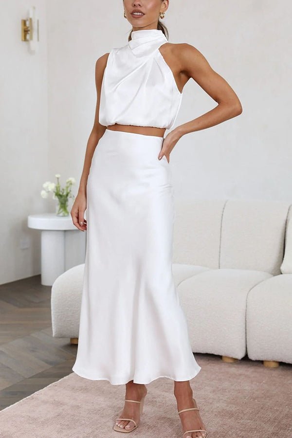 Mila | Elegant Satin Set in first_variant_option1 | Elegant Women&
