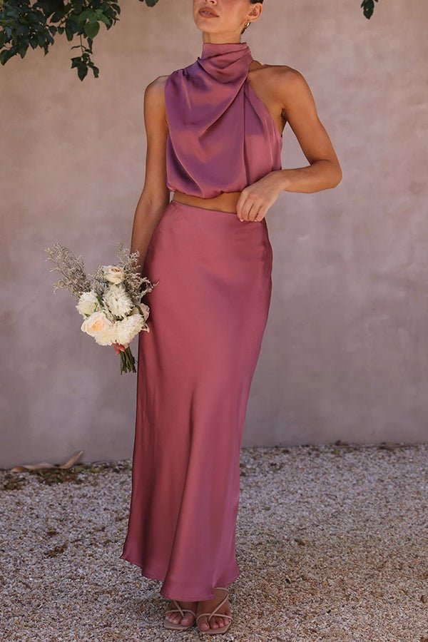 Mila | Elegant Satin Set in first_variant_option1 | Elegant Women&