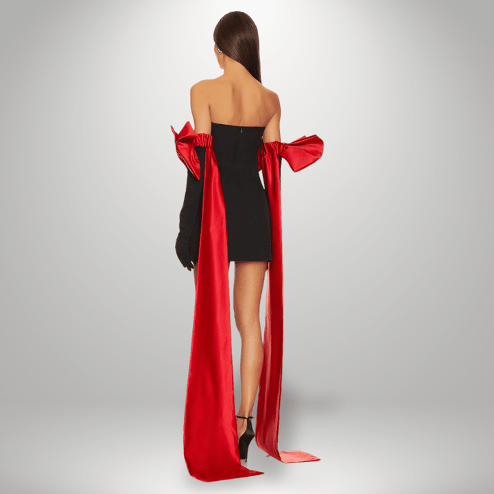 Milena | Statement Bow Dress in first_variant_option1 | Elegant Women&