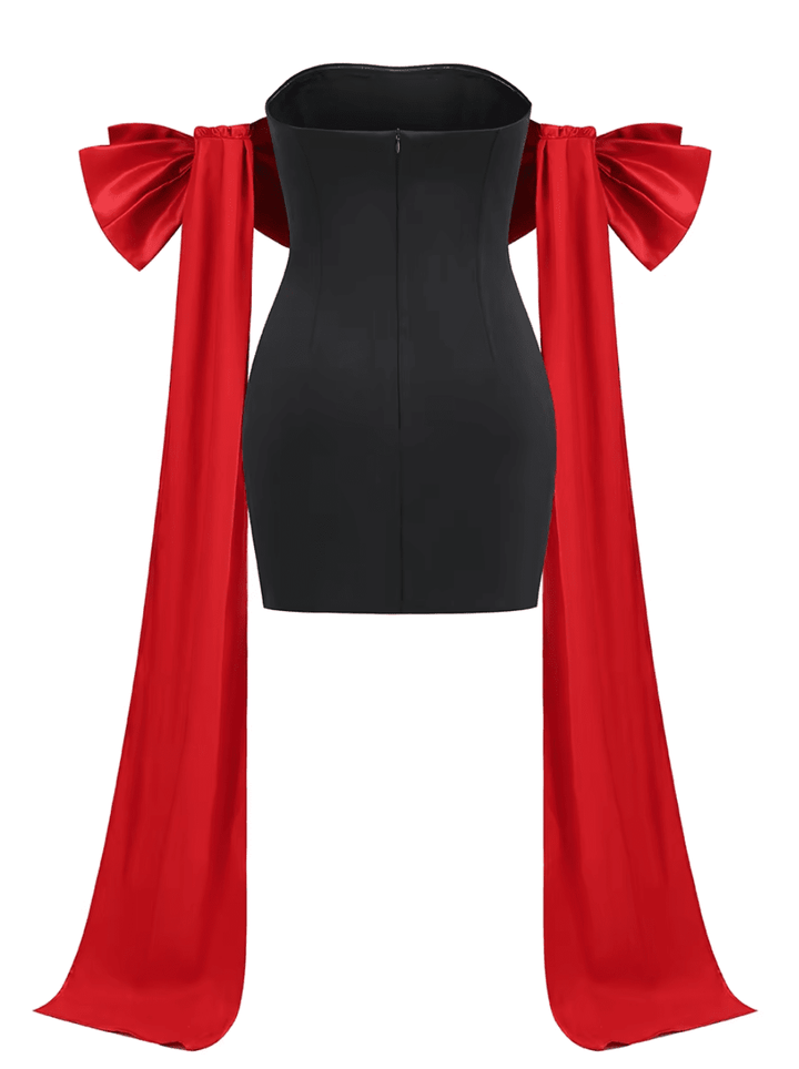 Milena | Statement Bow Dress in first_variant_option1 | Elegant Women&