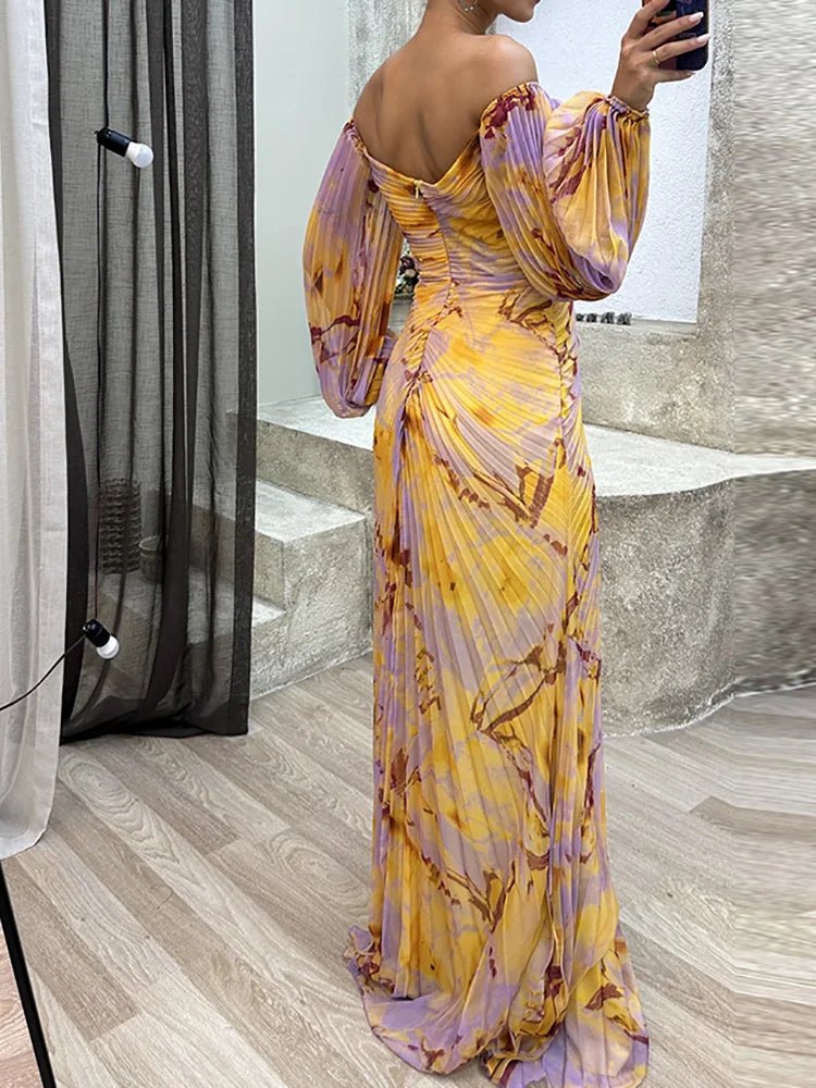 Minerva | Radiant Draped Gown in first_variant_option1 | Elegant Women&