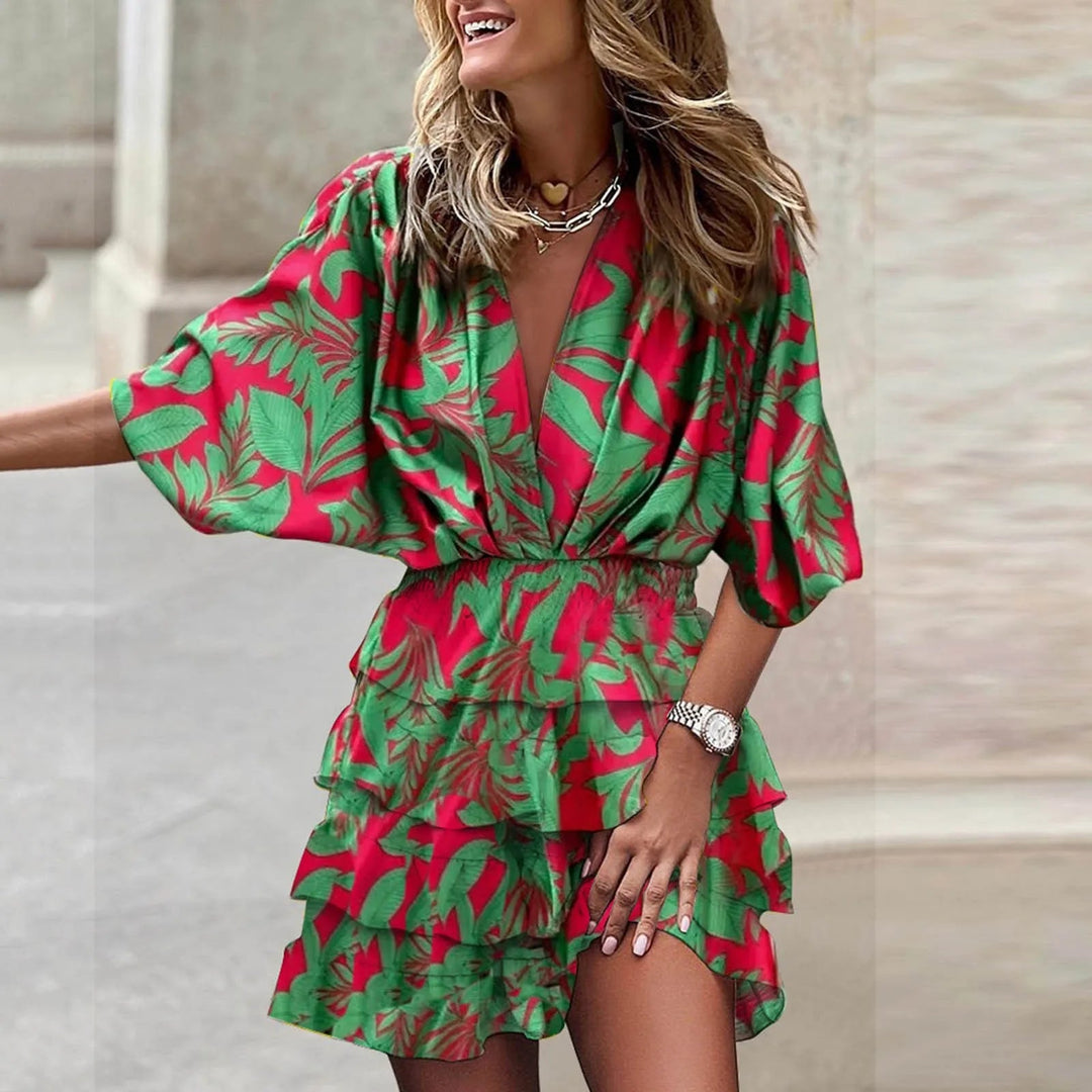 Miriam | Ruffle Mini Dress in first_variant_option1 | Elegant Women&