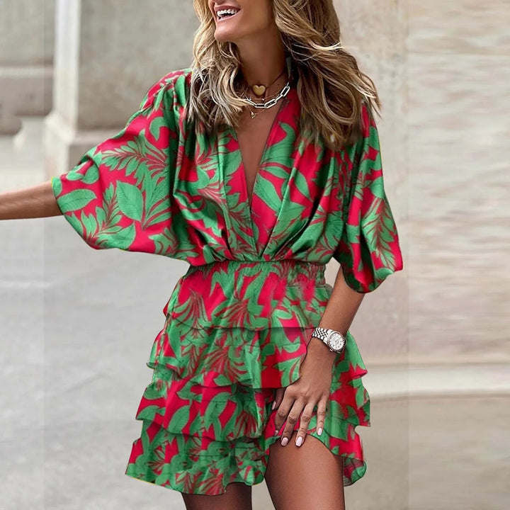Miriam | Ruffle Mini Dress in first_variant_option1 | Elegant Women&