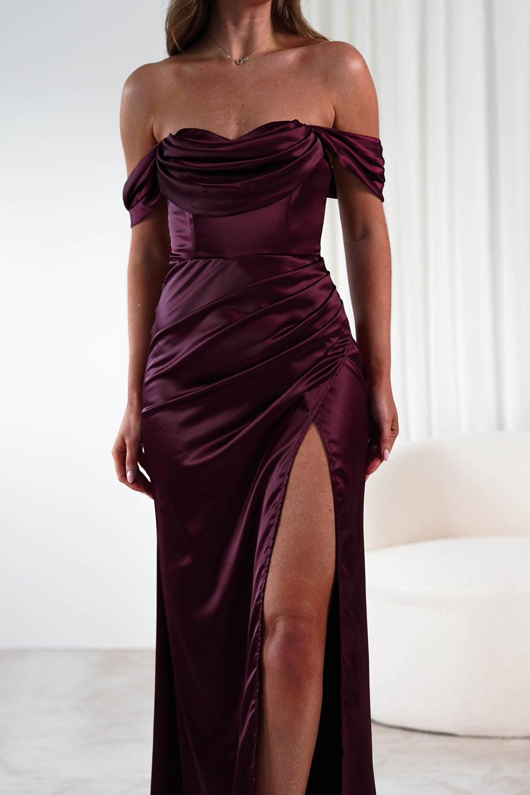 Monica | Off The Shoulder Gown in first_variant_option1 | Elegant Women&