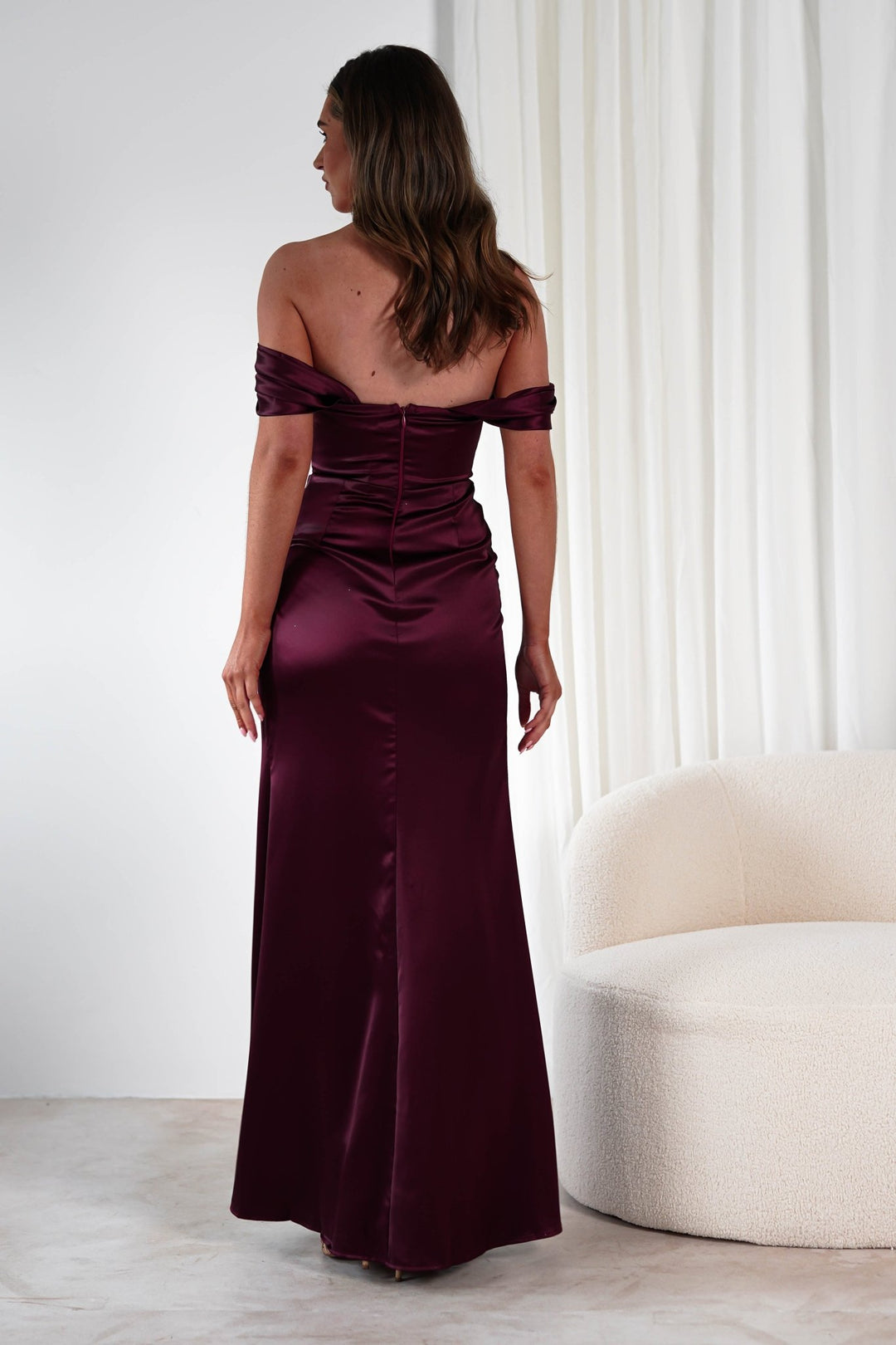 Monica | Off The Shoulder Gown in first_variant_option1 | Elegant Women&