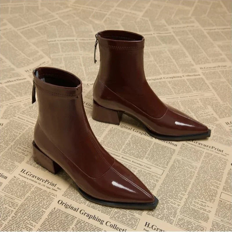 Monroe | Sleek Ankle Boots in first_variant_option1 | Elegant Women&