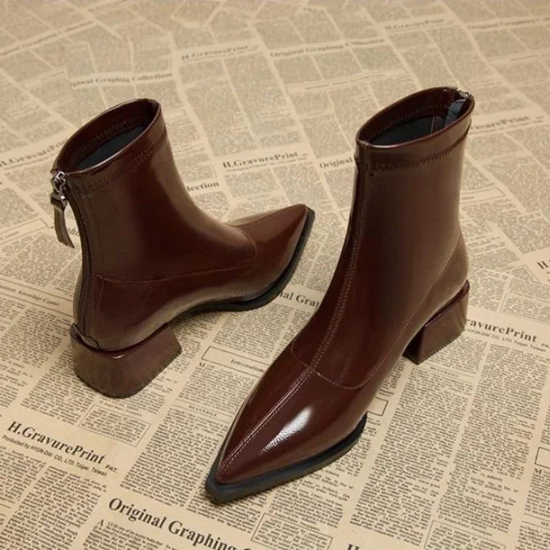 Monroe | Sleek Ankle Boots in first_variant_option1 | Elegant Women&