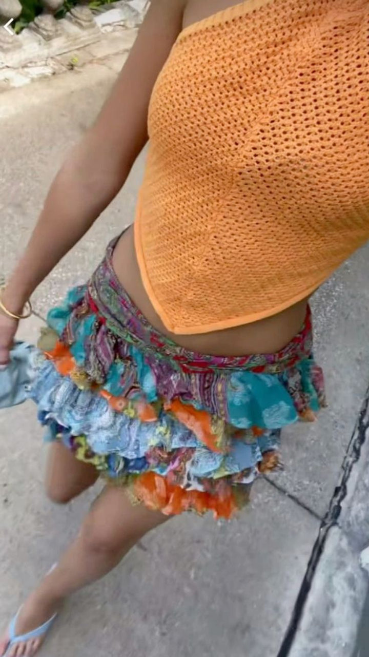 Morwenna | Vibrant Layered Skirt in first_variant_option1 | Elegant Women&