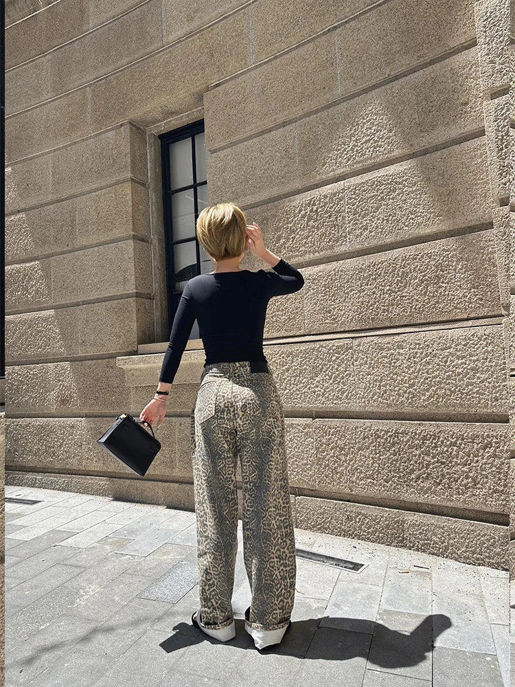 Natalia | Baggy Leopard Jeans in first_variant_option1 | Elegant Women&